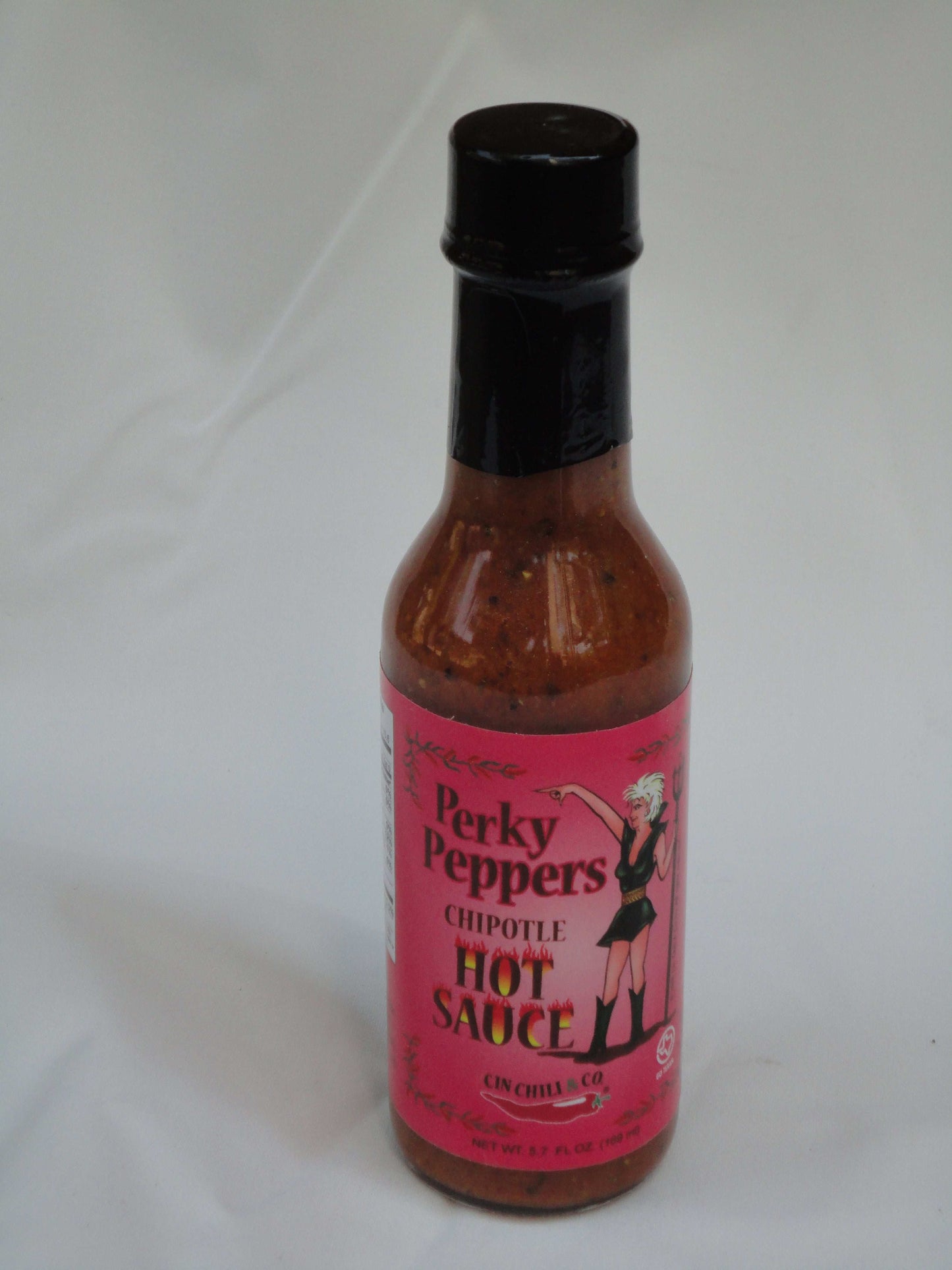 PERKY PEPPERS CHIPOTLE HOT SAUCE - Cinderosa Ranch
