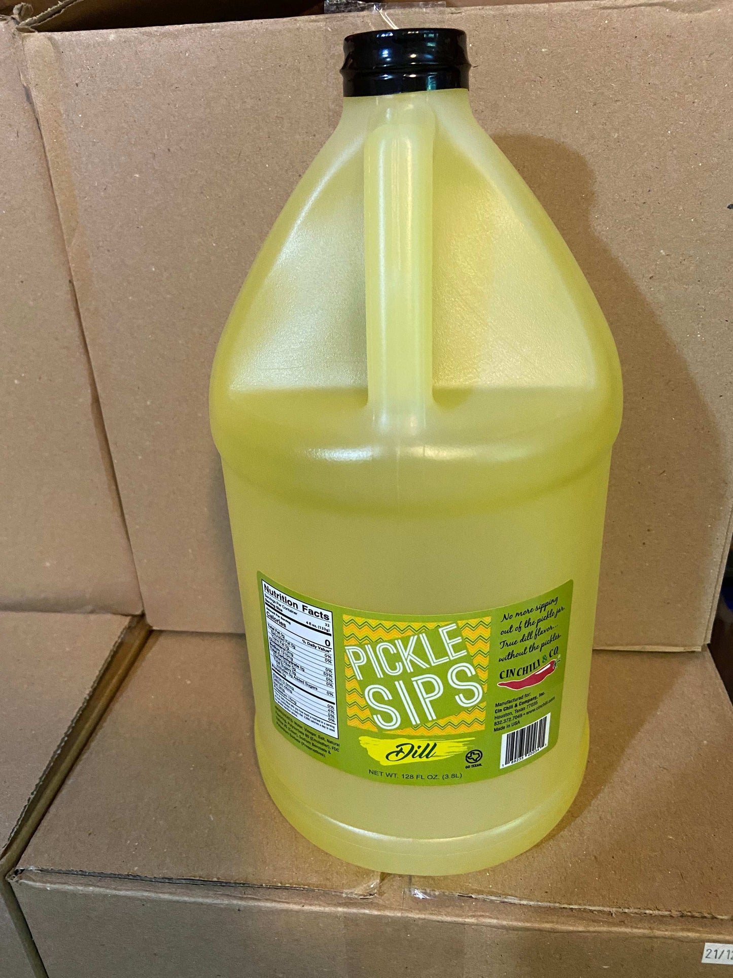 1 CASE PICKLE SIPS™ - DILL 4 GALLONS FILTERED