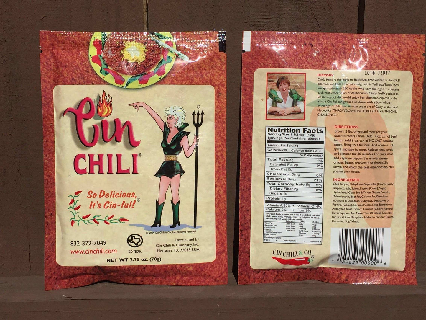 Cin Chili & Cin Chili Hot Sauce Combo - Cinderosa Ranch