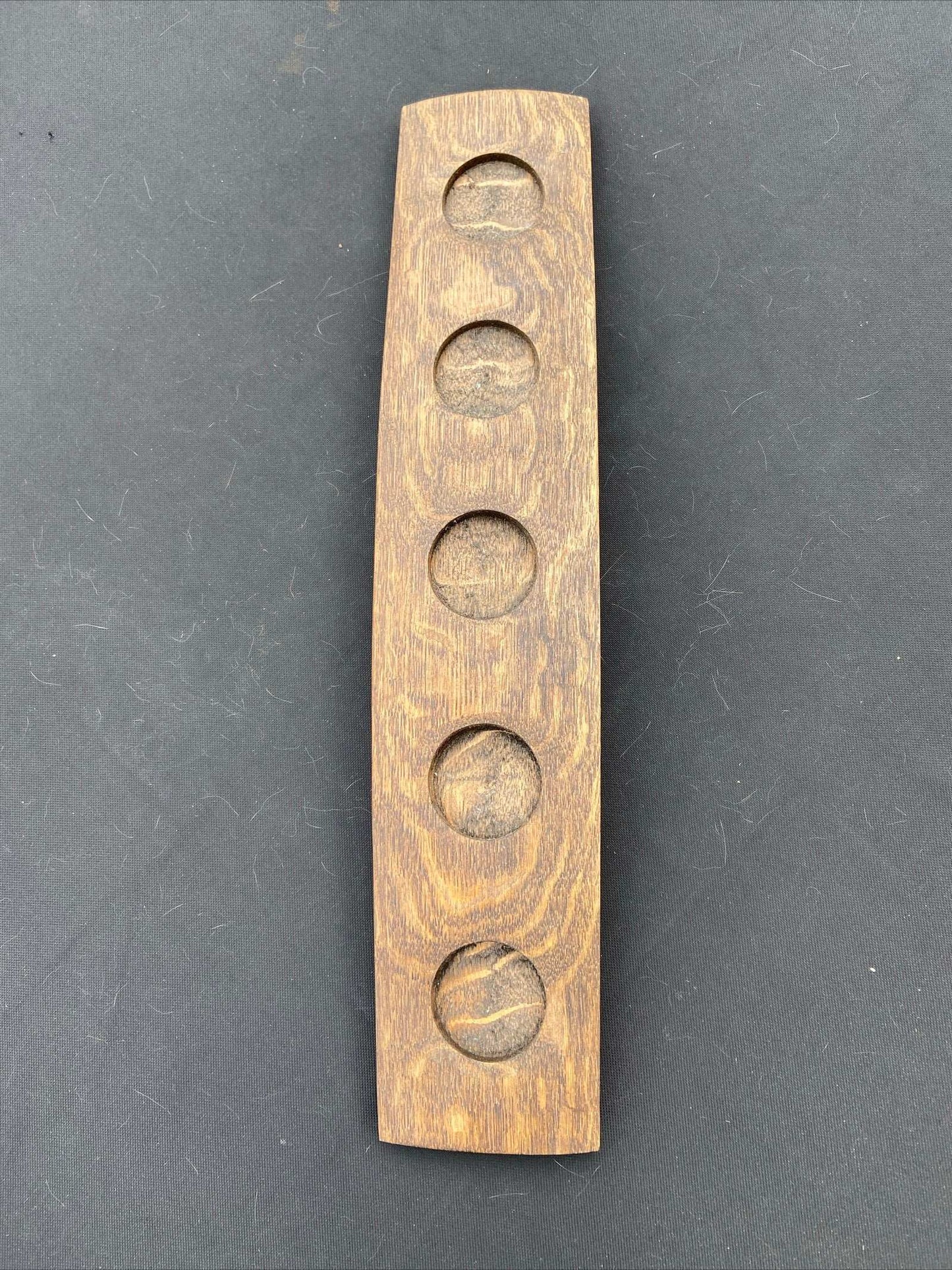 WINE BARREL HOT SAUCE DISPLAY - 5 HOLE