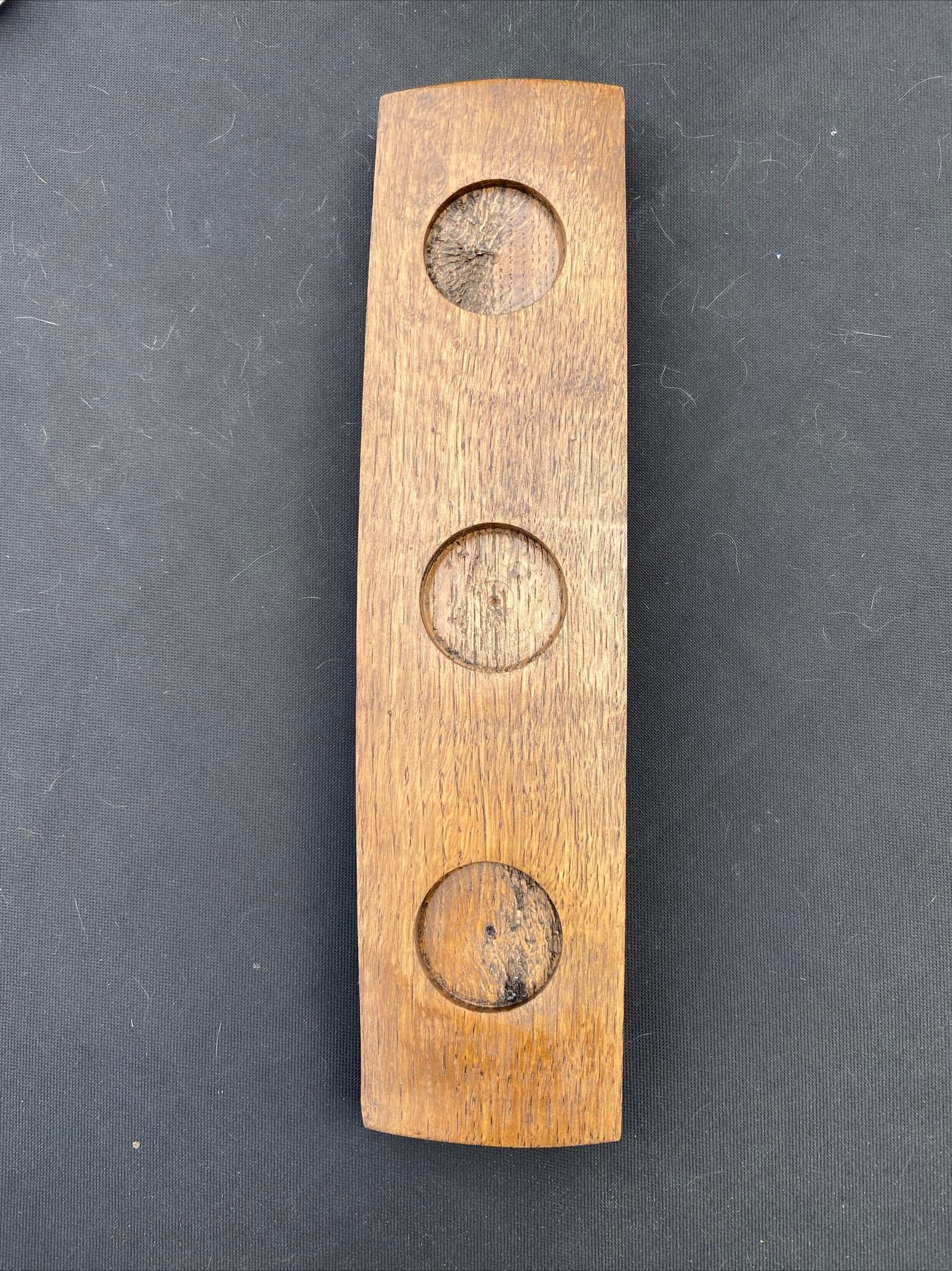 WINE BARREL HOT SAUCE DISPLAY -3 HOLE