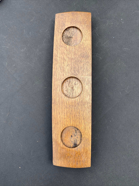 WINE BARREL HOT SAUCE DISPLAY -3 HOLE