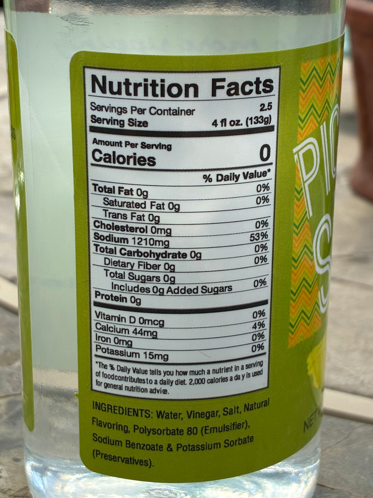 Pickle Sips Dill Delight: Genuine Dill Pickle Juice, 10 oz