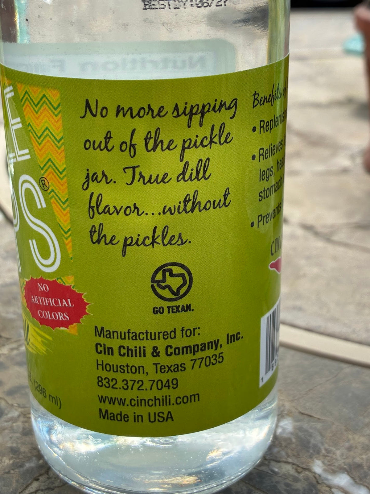 Pickle Sips Dill Delight: Genuine Dill Pickle Juice, 10 oz