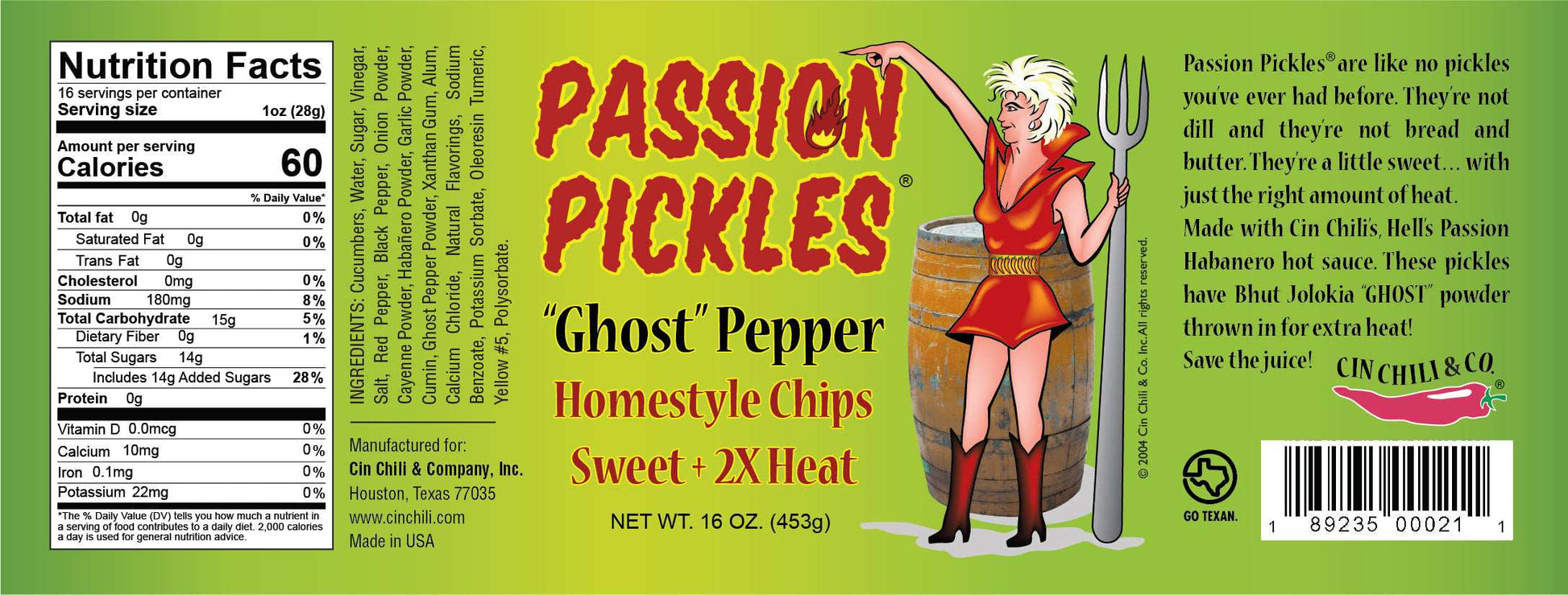 PASSION PICKLES® "GHOST" PEPPER