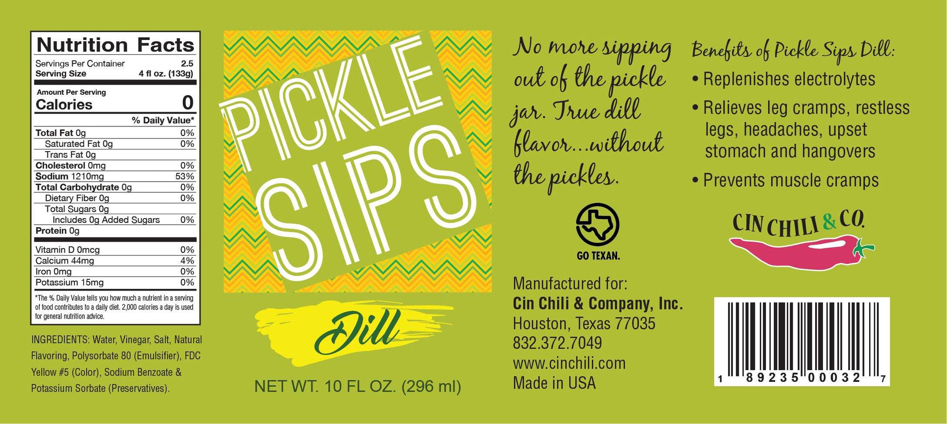 PICKLE SIPS™ - DILL