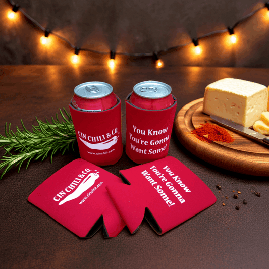 CIN CHILI KOOZIES SET OF 4